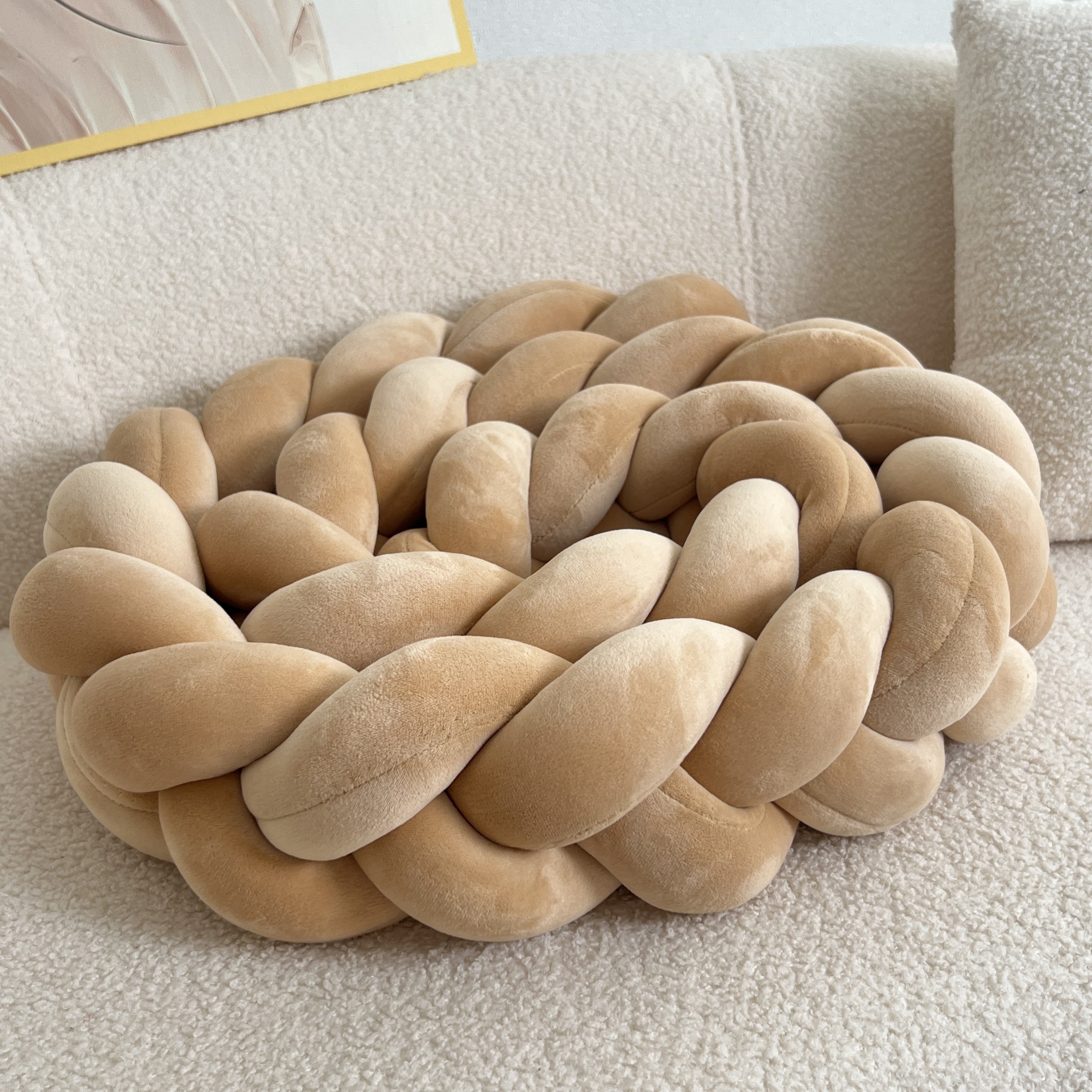 CushionWave - Coussin de sol lavable avec un design géométrique pour un style contemporain