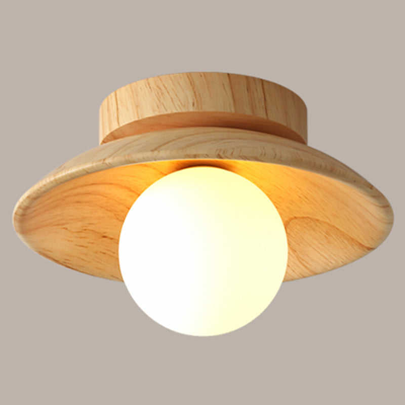 ChicWood - Lampe plafond design en bois