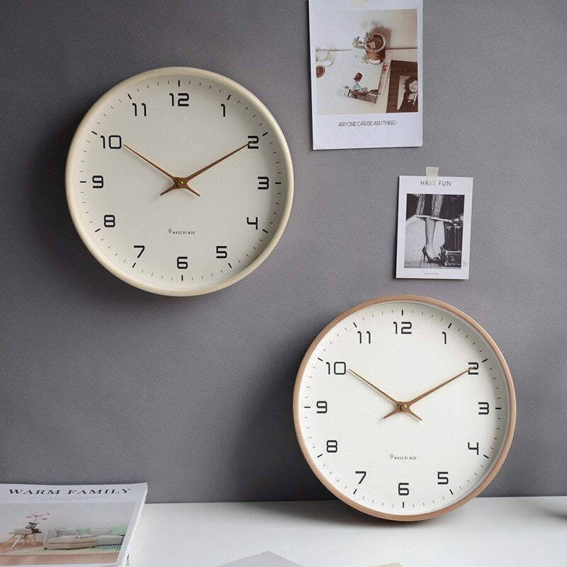 Woody Horloge murale - Simplicité Scandinave