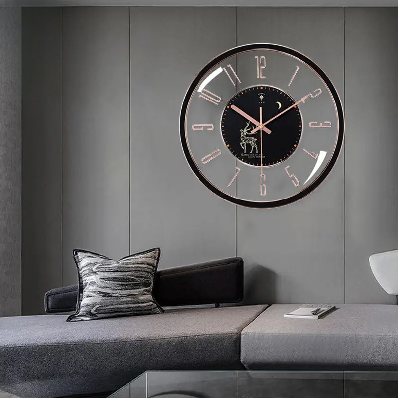 PolarisClock - Horloge murale silencieuse luxe