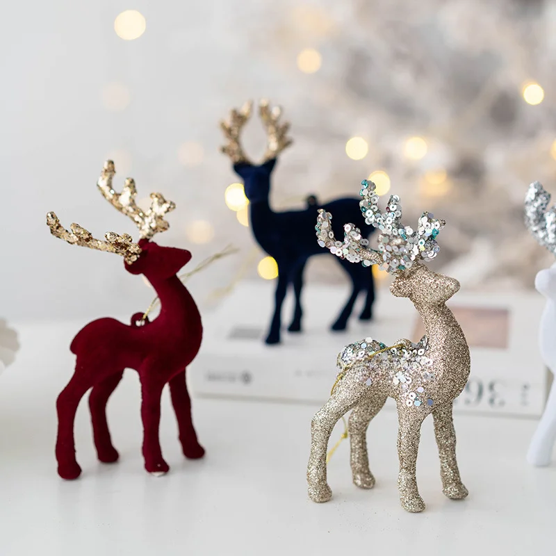 GlitterDeer - Ornement de cerf scintillant