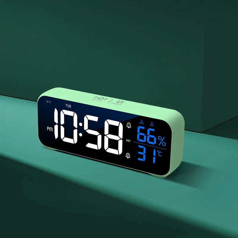 VibeClock – Horloge de bureau musicale avec fonction alarme