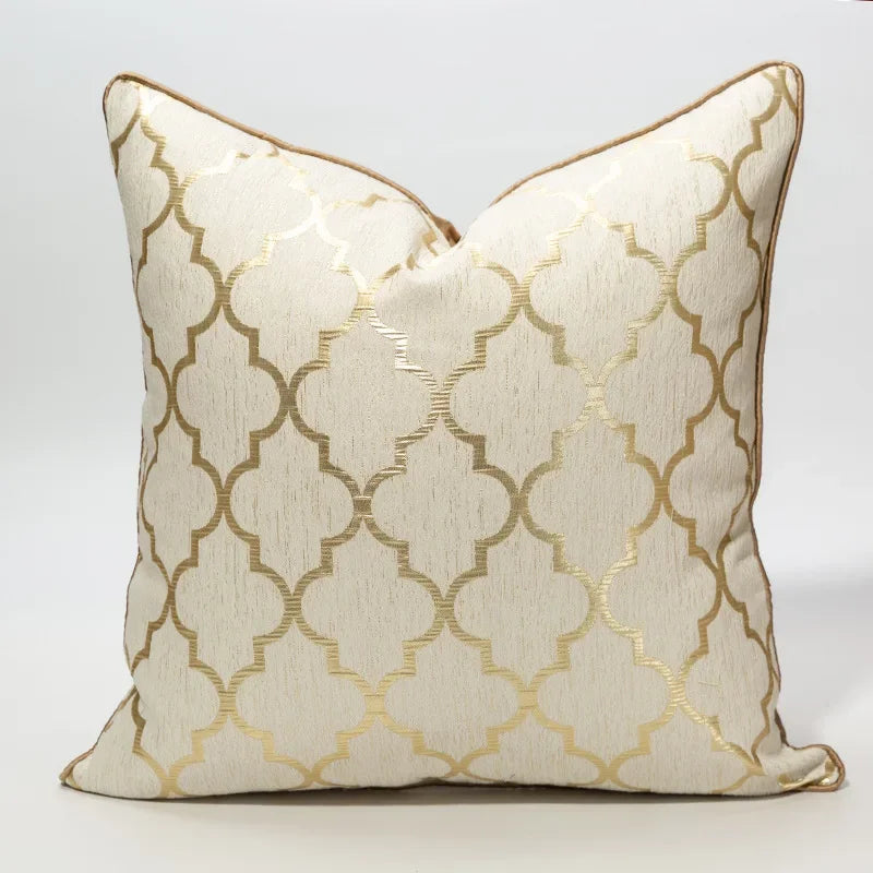 AbstractLuxe - Housse de Coussin Moderne pour Salon et Lit