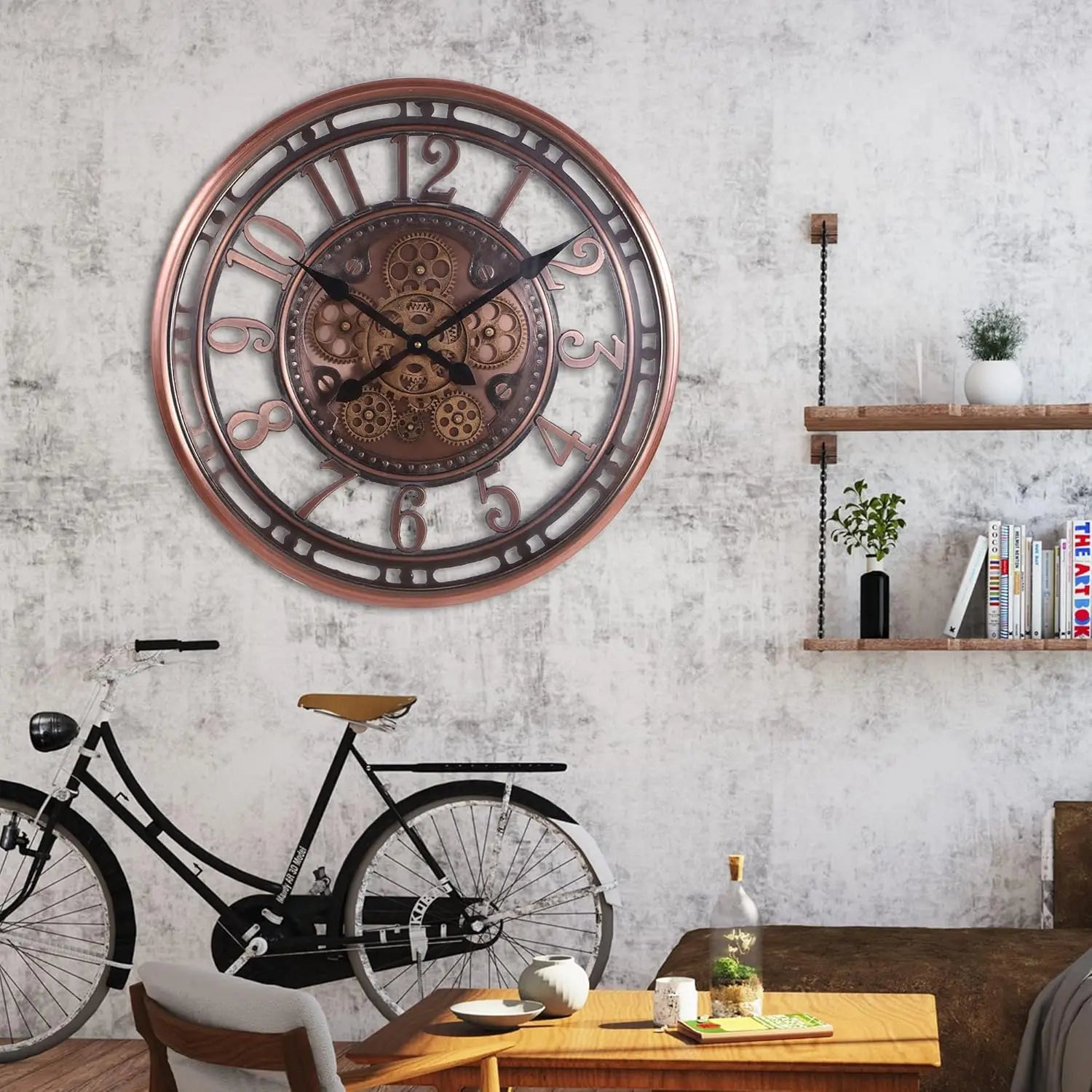 CopperTime - Horloge antique pour bureau