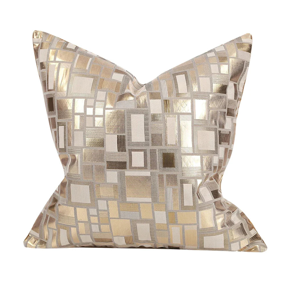 AbstractLuxe - Housse de Coussin Moderne pour Salon et Lit