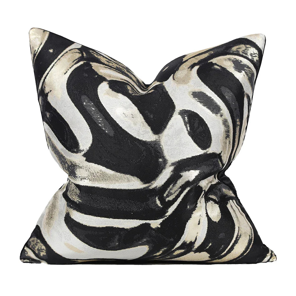 AbstractLuxe - Housse de Coussin Moderne pour Salon et Lit