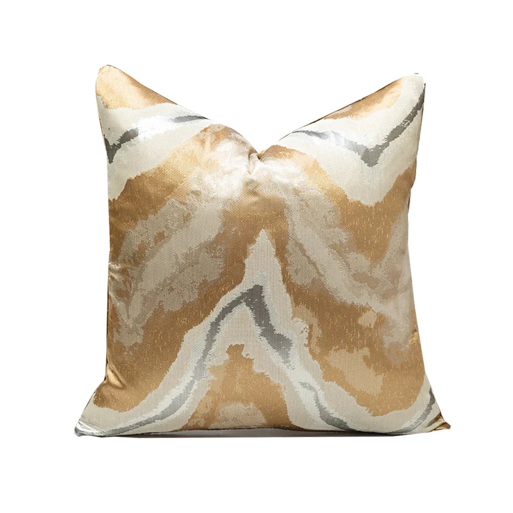 AbstractLuxe - Housse de Coussin Moderne pour Salon et Lit