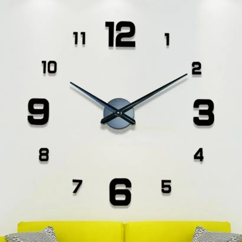 GlamClock – Horloge miroir pour salon élégant