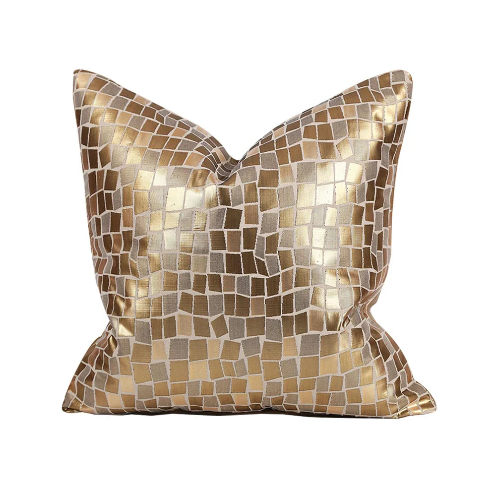 AbstractLuxe - Housse de Coussin Moderne pour Salon et Lit