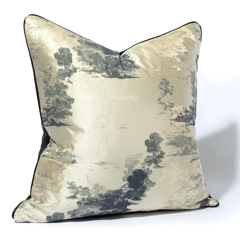 AbstractLuxe - Housse de Coussin Moderne pour Salon et Lit