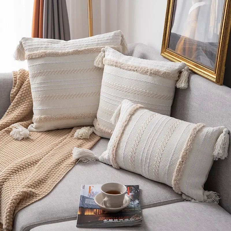 ChicTuft - Housse de Coussin en Style Luxe pour Salon et Chambre