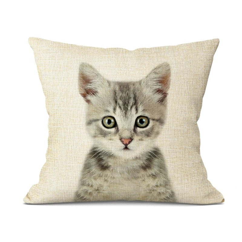 Housse de Coussin Bébé Animaux Adorables – Décoration Joyeuse pour la Chambre de Bébé