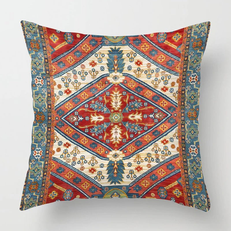 Housse de Coussin à Motif Ethnique Marocain – Décoration Exquise pour Chaque Espace