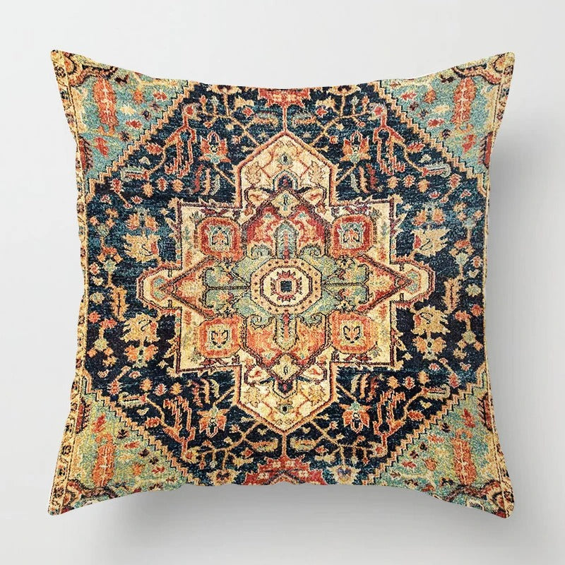 Housse de Coussin à Motif Ethnique Marocain – Décoration Exquise pour Chaque Espace