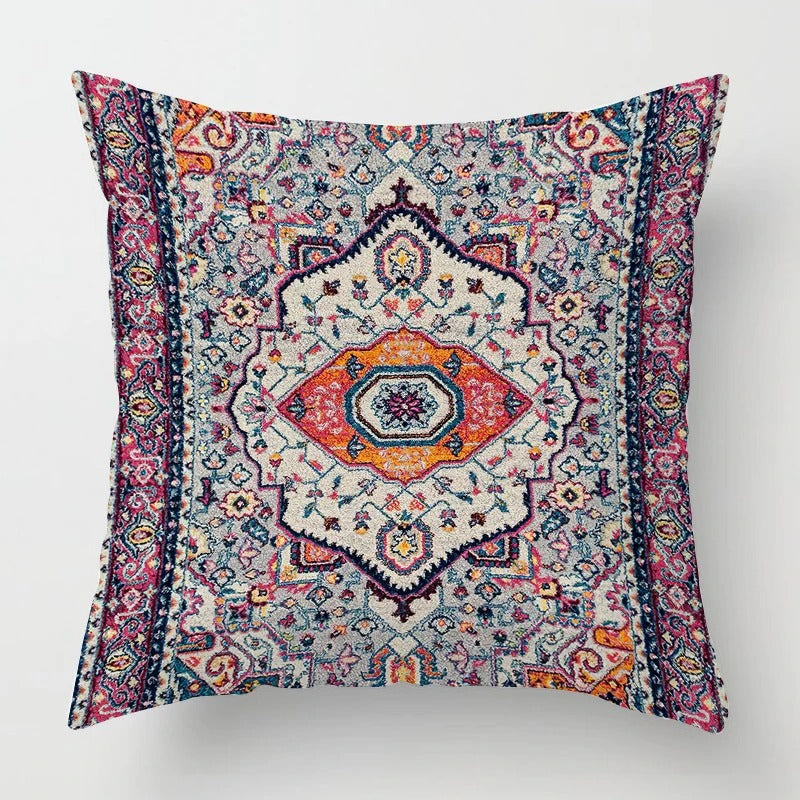 Housse de Coussin à Motif Ethnique Marocain – Décoration Exquise pour Chaque Espace