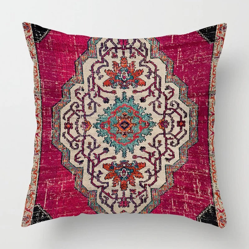 Housse de Coussin à Motif Ethnique Marocain – Décoration Exquise pour Chaque Espace