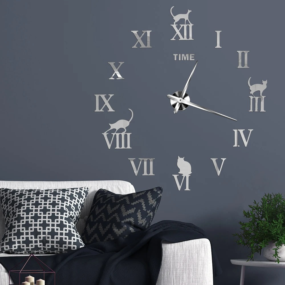 CreativeClock - Grande horloge décorative pour maison