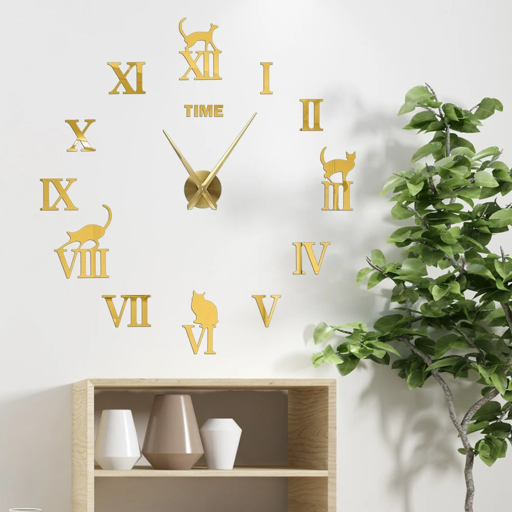 CreativeClock - Grande horloge décorative pour maison