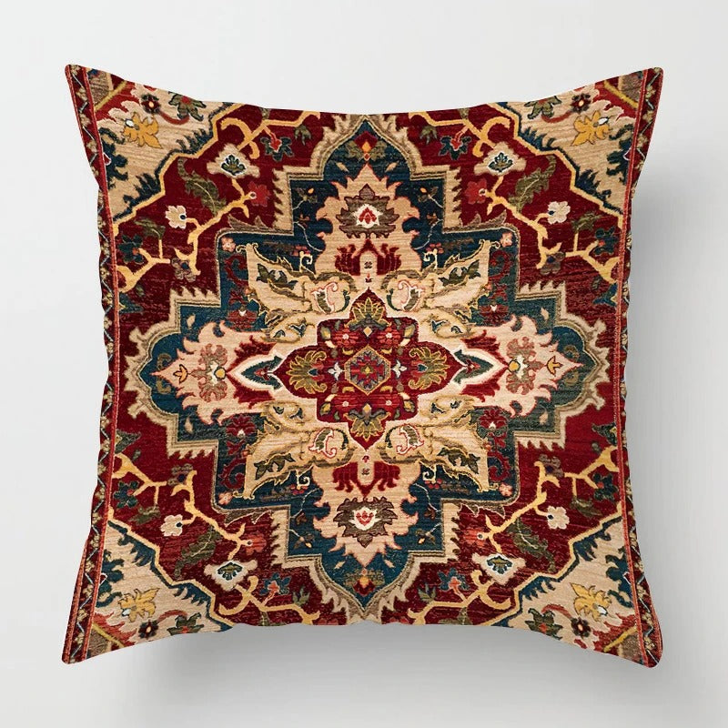 Housse de Coussin à Motif Ethnique Marocain – Décoration Exquise pour Chaque Espace