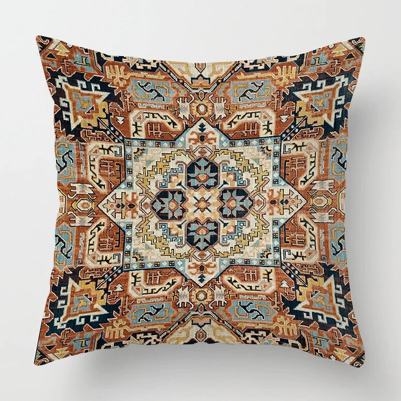 Housse de Coussin à Motif Ethnique Marocain – Décoration Exquise pour Chaque Espace