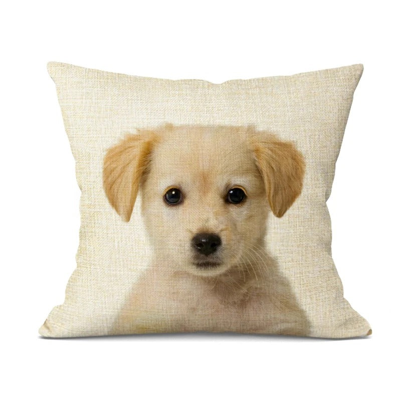 Housse de Coussin Bébé Animaux Adorables – Décoration Joyeuse pour la Chambre de Bébé