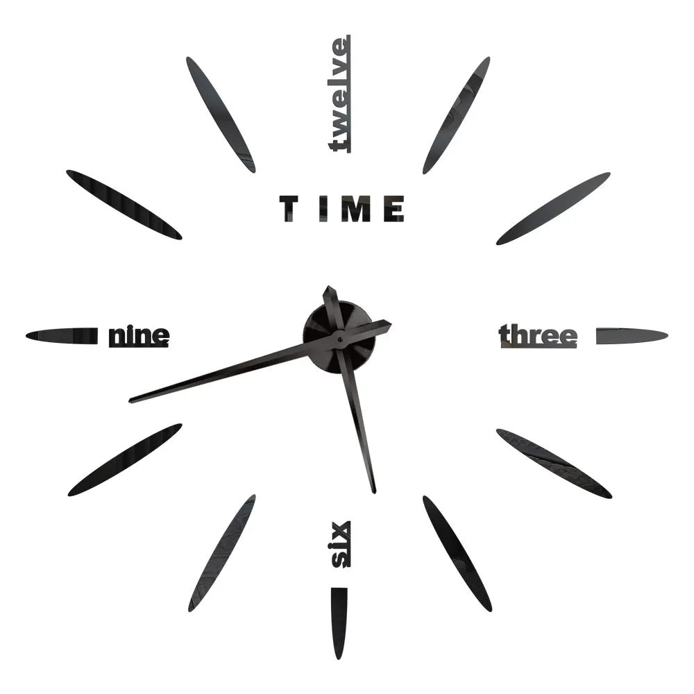 CreativeClock - Grande horloge décorative pour maison